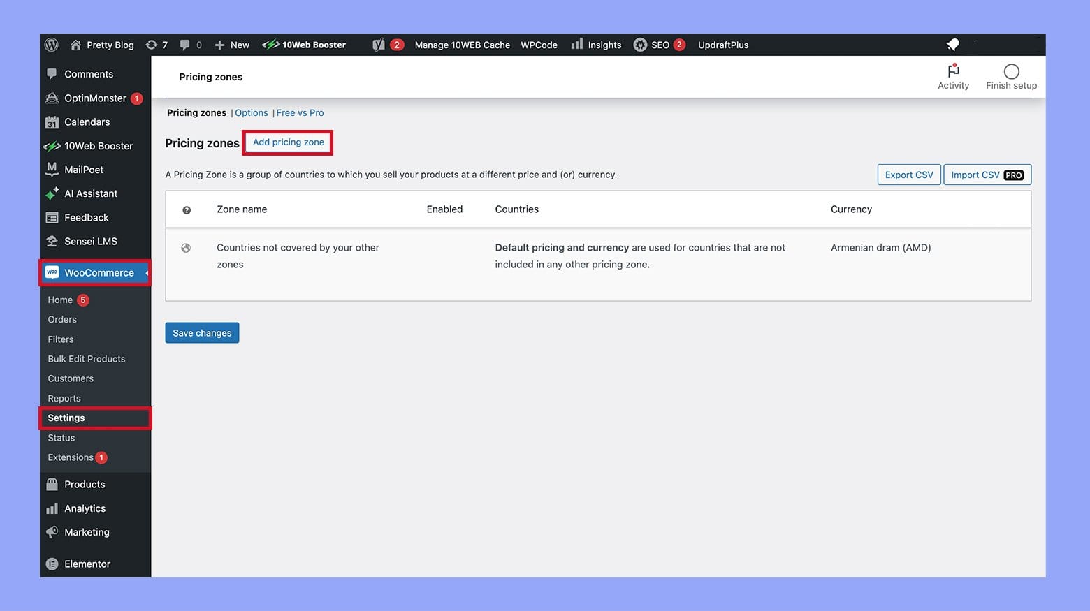 woocommerce