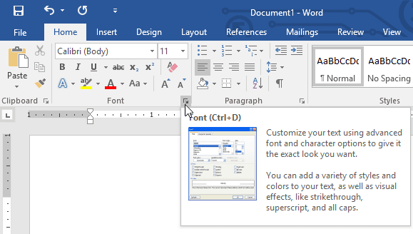 MS word